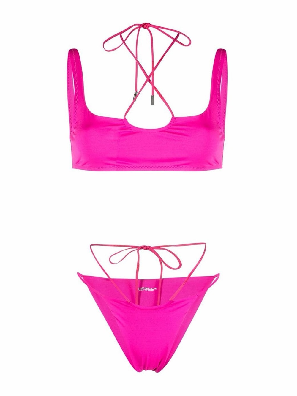 NWT Off-White Fuschia bikini set